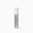 DERMATHOD Derma Saver Sun Protection – schlanke weiße Sonnenpflegeflasche mit blauen und gelben Akzenten, stehend auf hellem Hintergrund.