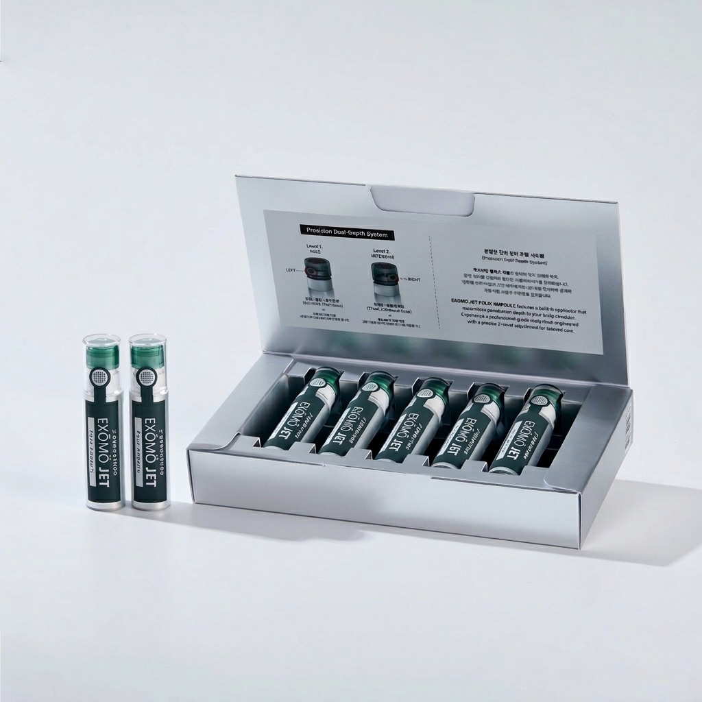 Dermathod EXO MO JET Folix Ampullen Set Exosomen Kopfhaut Behandlung Dermathod EXO MO JET Folix Ampullen Set für Haarwachstum und Kopfhaut Regeneration
