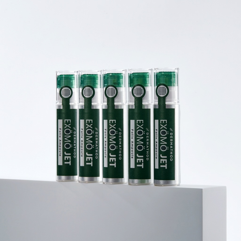 Dermathod EXO MO JET Folix Ampullen Set Exosomen Kopfhaut Behandlung Dermathod EXO MO JET Folix Ampullen Set für Haarwachstum