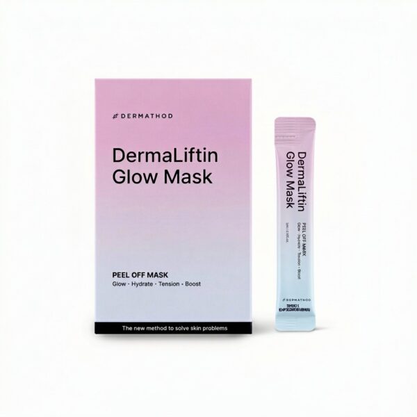 Dermathod DermaLiftin Glow Mask Verpackung mit einzelnem 5 ml Sachet
