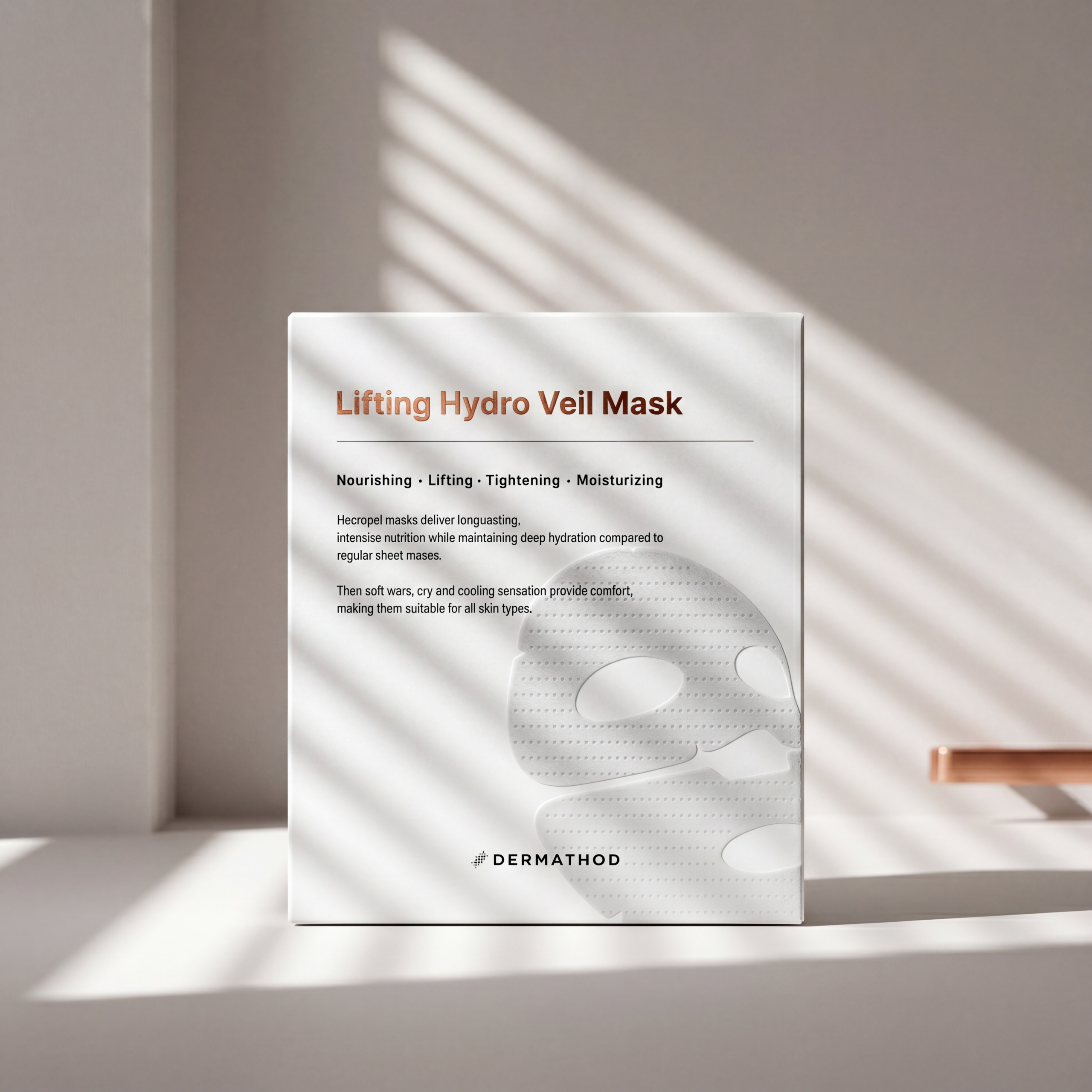 Dermathod Lifting Hydro Veil Mask Verpackung Dermathod Lifting Hydro Veil Mask Verpackung für Lifting, Straffung und Feuchtigkeit